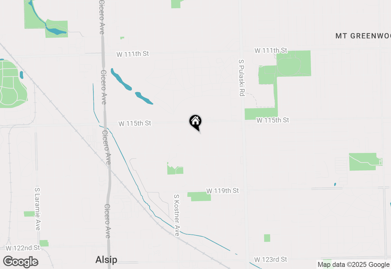 Map of 4316 W Linecrest Drive, Alsip, IL 60803