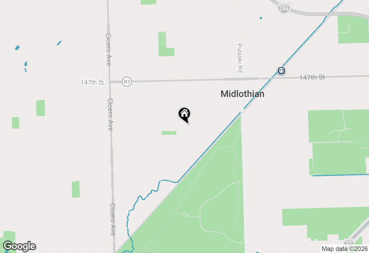 Map of 4352 150th Street, Midlothian, IL 60445