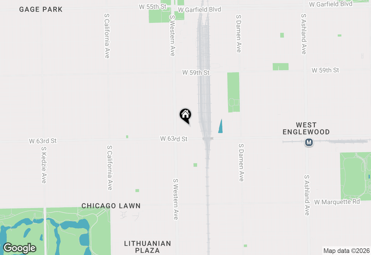 Map of 6217 S Claremont Avenue, Chicago, IL 60636