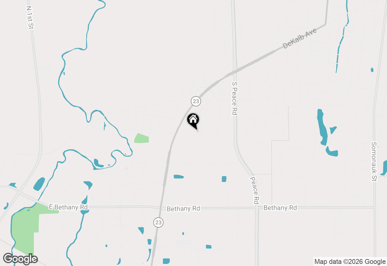 Map of 1827 Kerrybrook Court #427, Sycamore, IL 60178