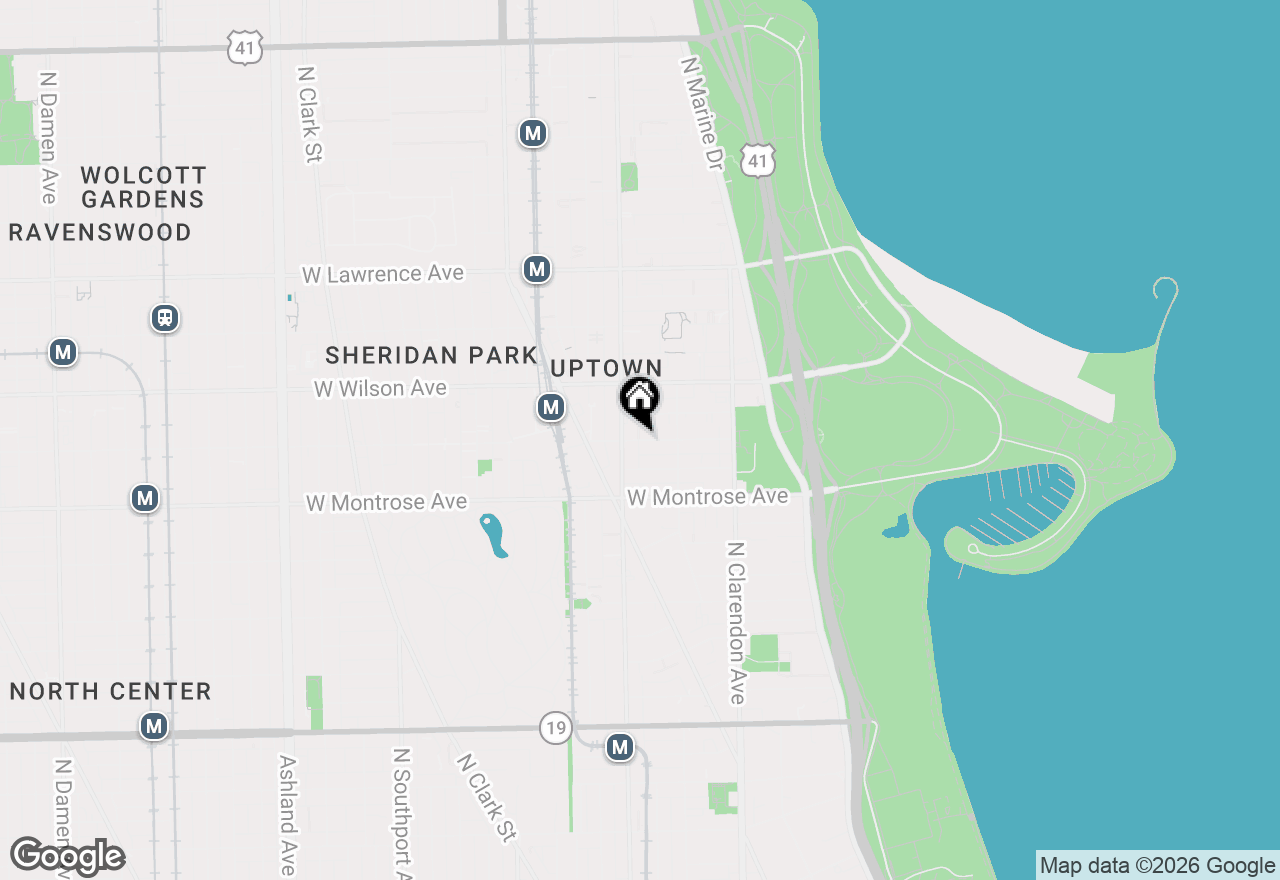Map of 948 W Sunnyside Avenue #202, Chicago, IL 60640