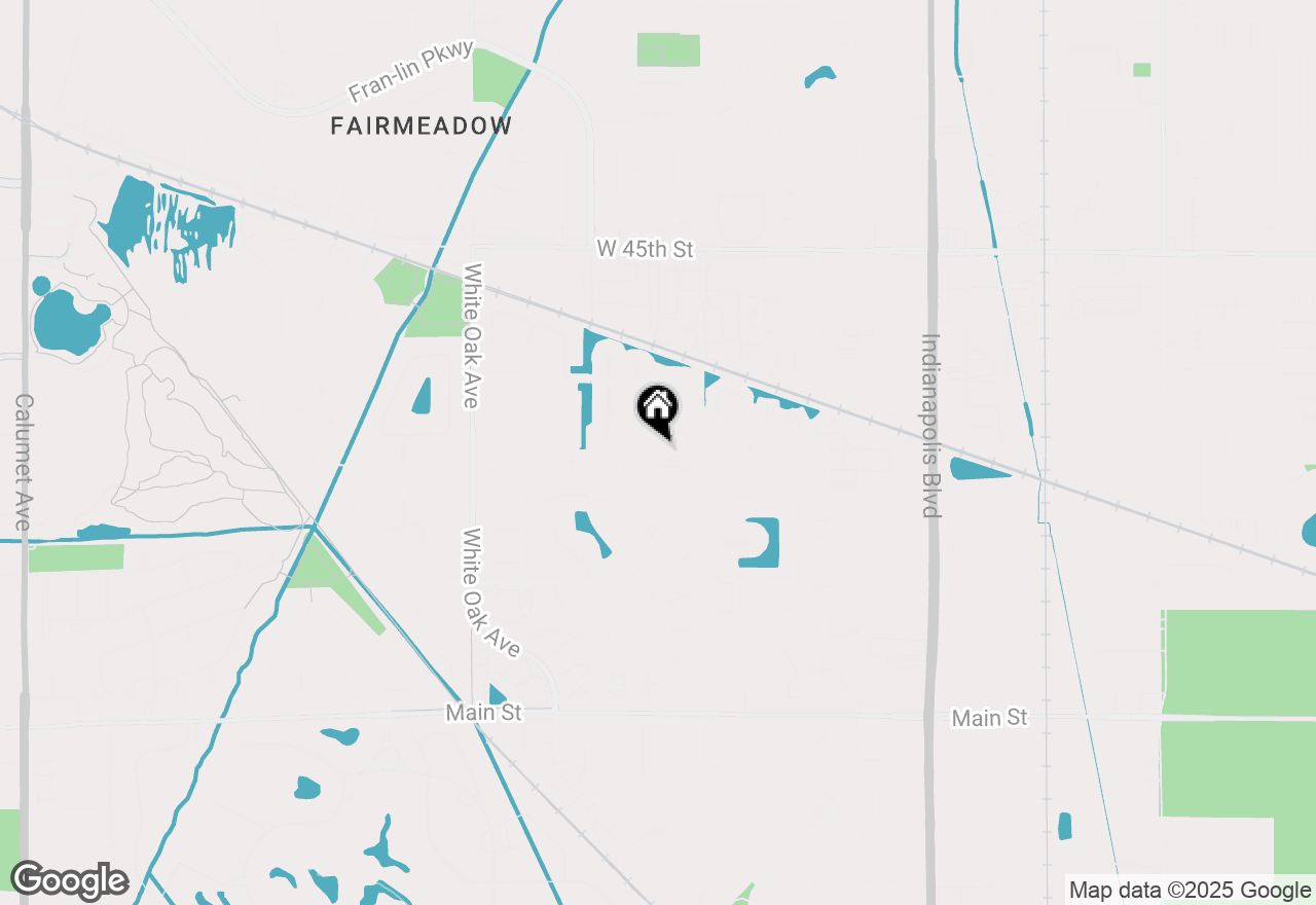 Map of 1913 Briarwood Circle, Munster, IN 46321