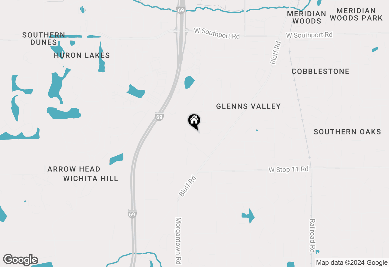 Map of 1865 Inisheer Court, Indianapolis, IN 46217