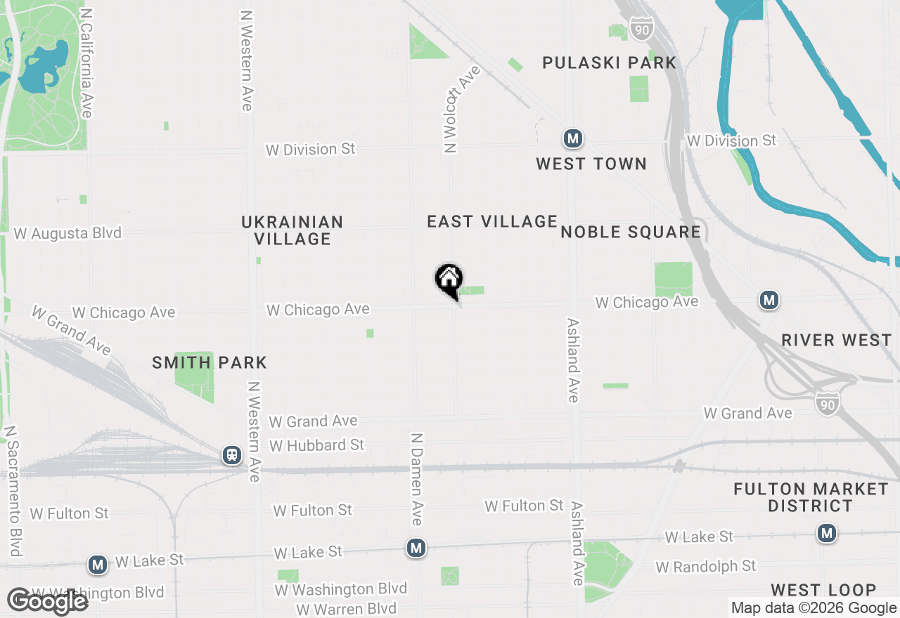 Map of 1903 W Chicago Avenue #3, Chicago, IL 60622