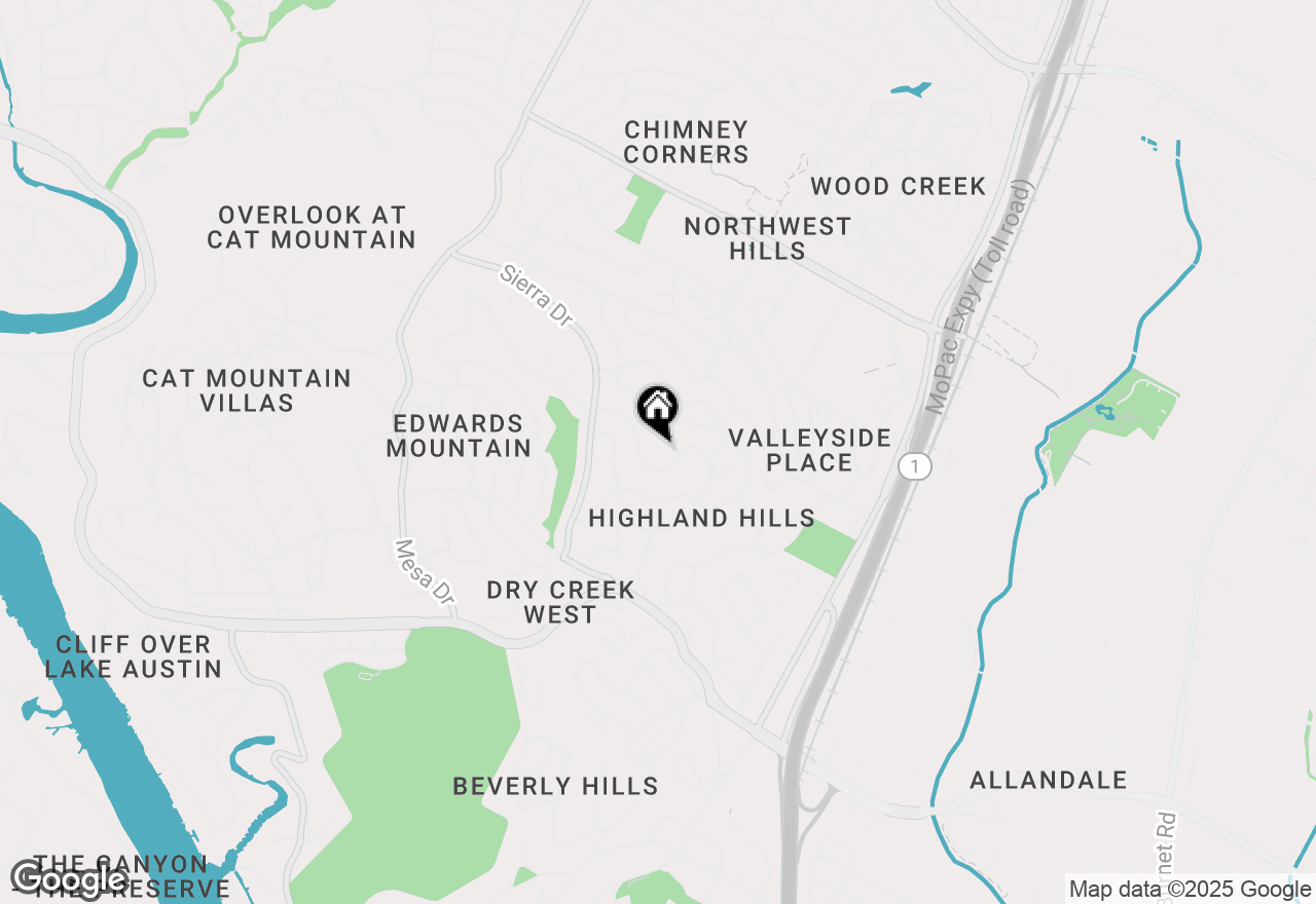 Map of 6200 Shadow Mountain Cv, Austin, TX 78731