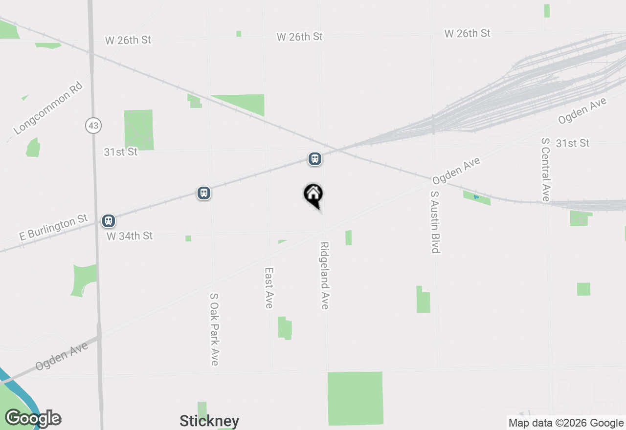Map of 6415 Sinclair Avenue, Berwyn, IL 60402