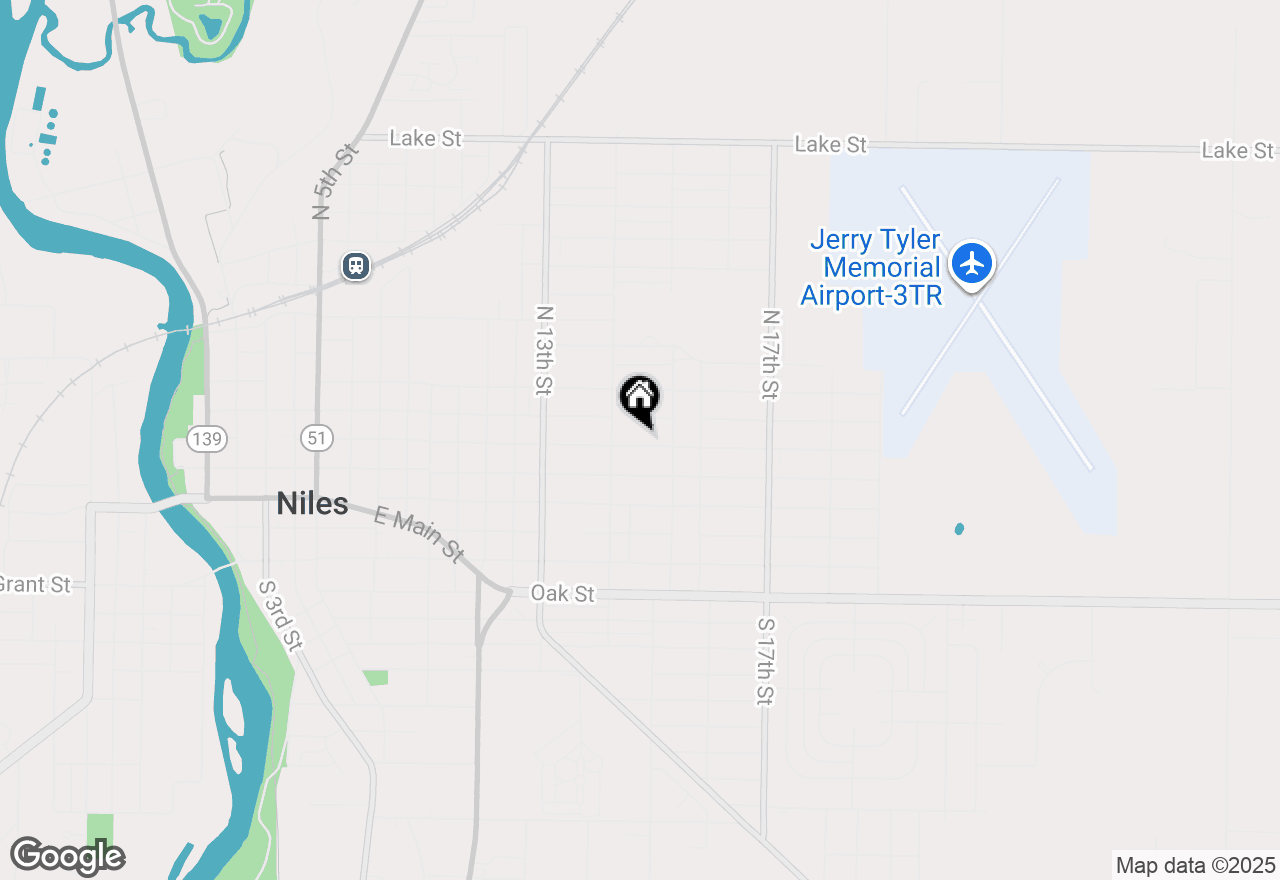 Map of 1427 Ferry Street, Niles, MI 49120