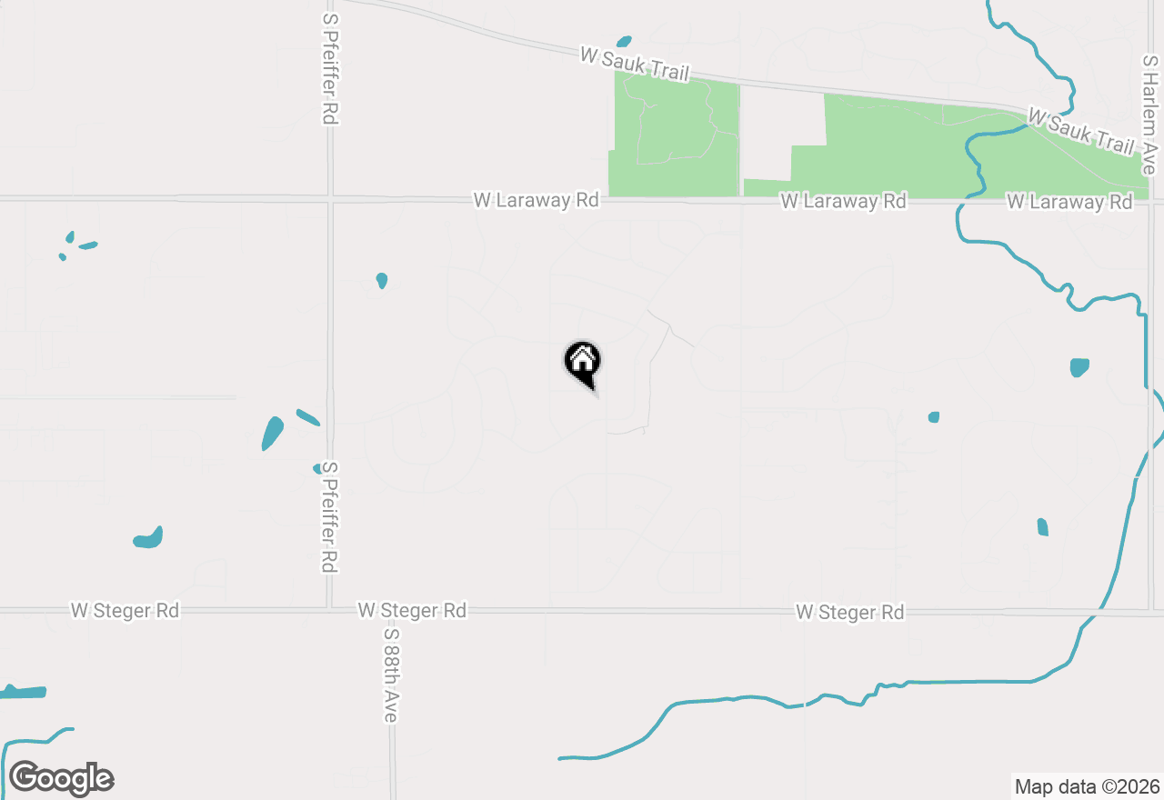 Map of 8299 Tatum Lane, Frankfort, IL 60423