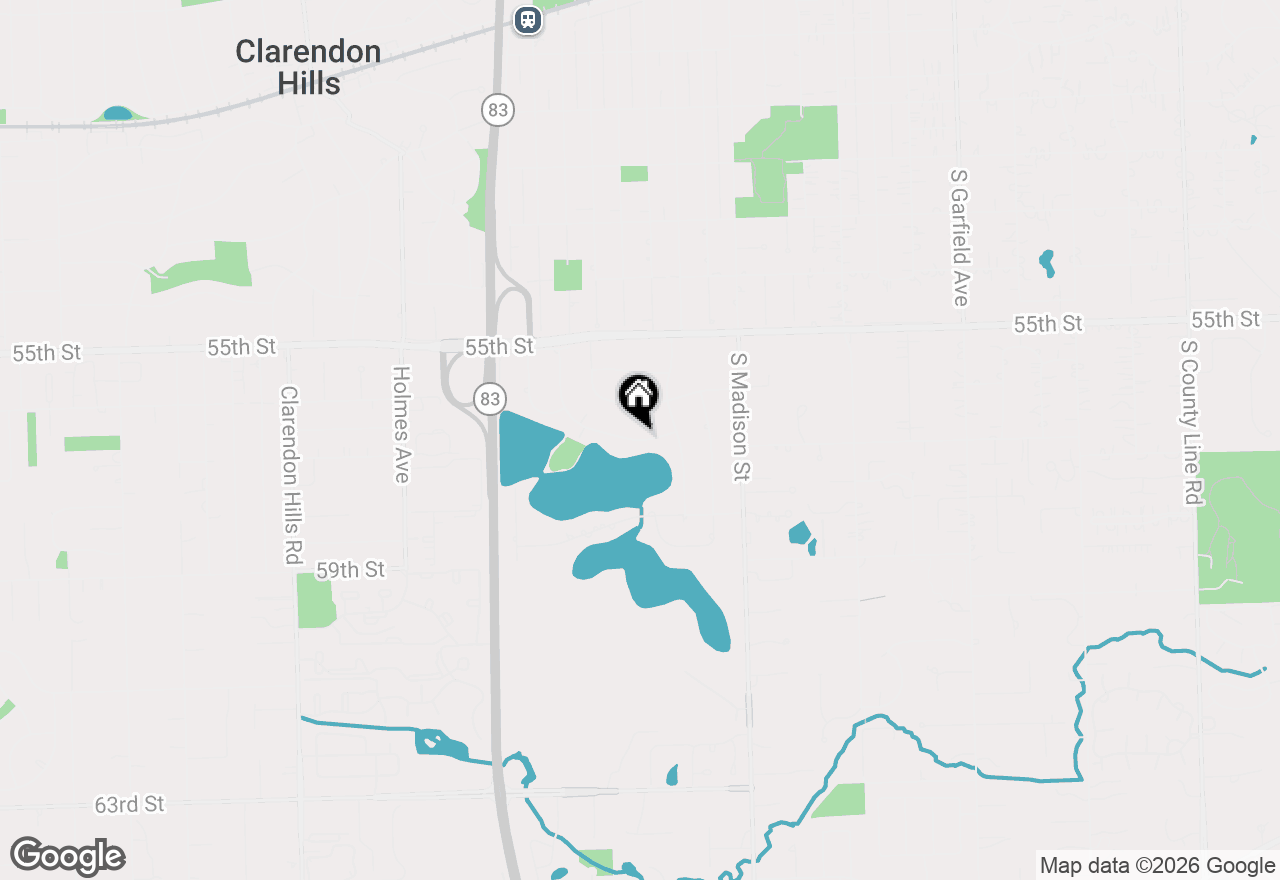 Map of 641 Lakeside Drive, Hinsdale, IL 60521