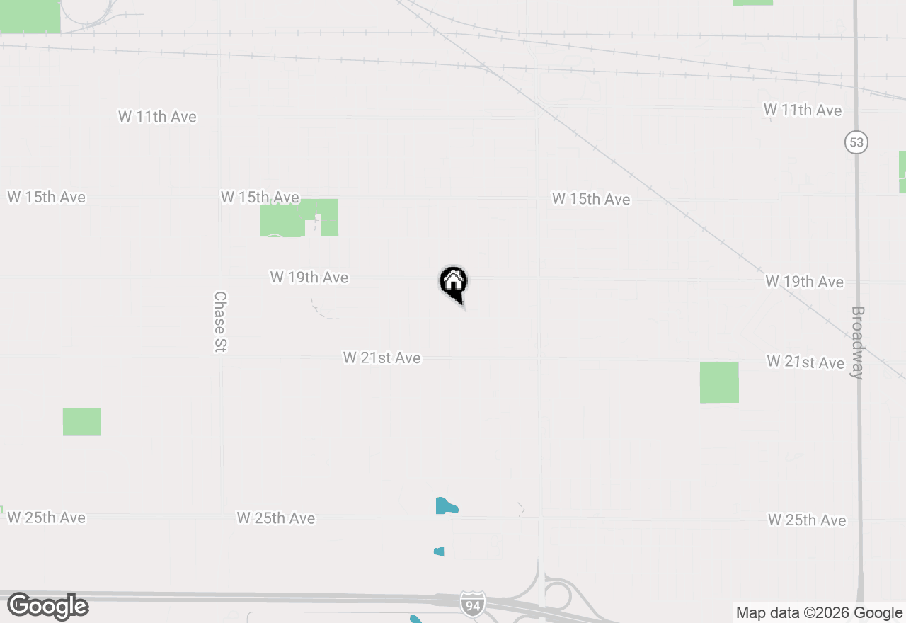 Map of 1982 Cleveland Street, Gary, IN 46404