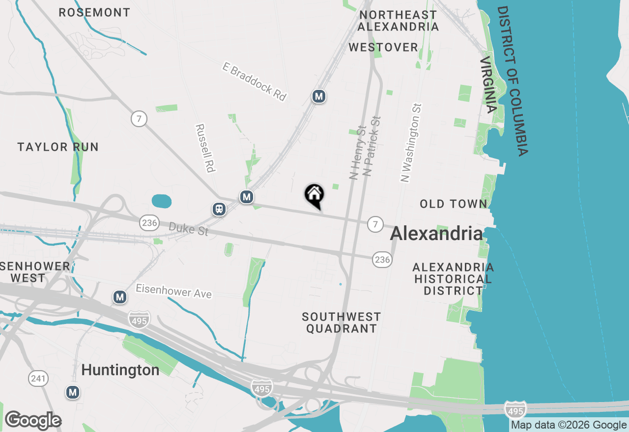 Map of 1312 King Street #302, Alexandria, VA 22314