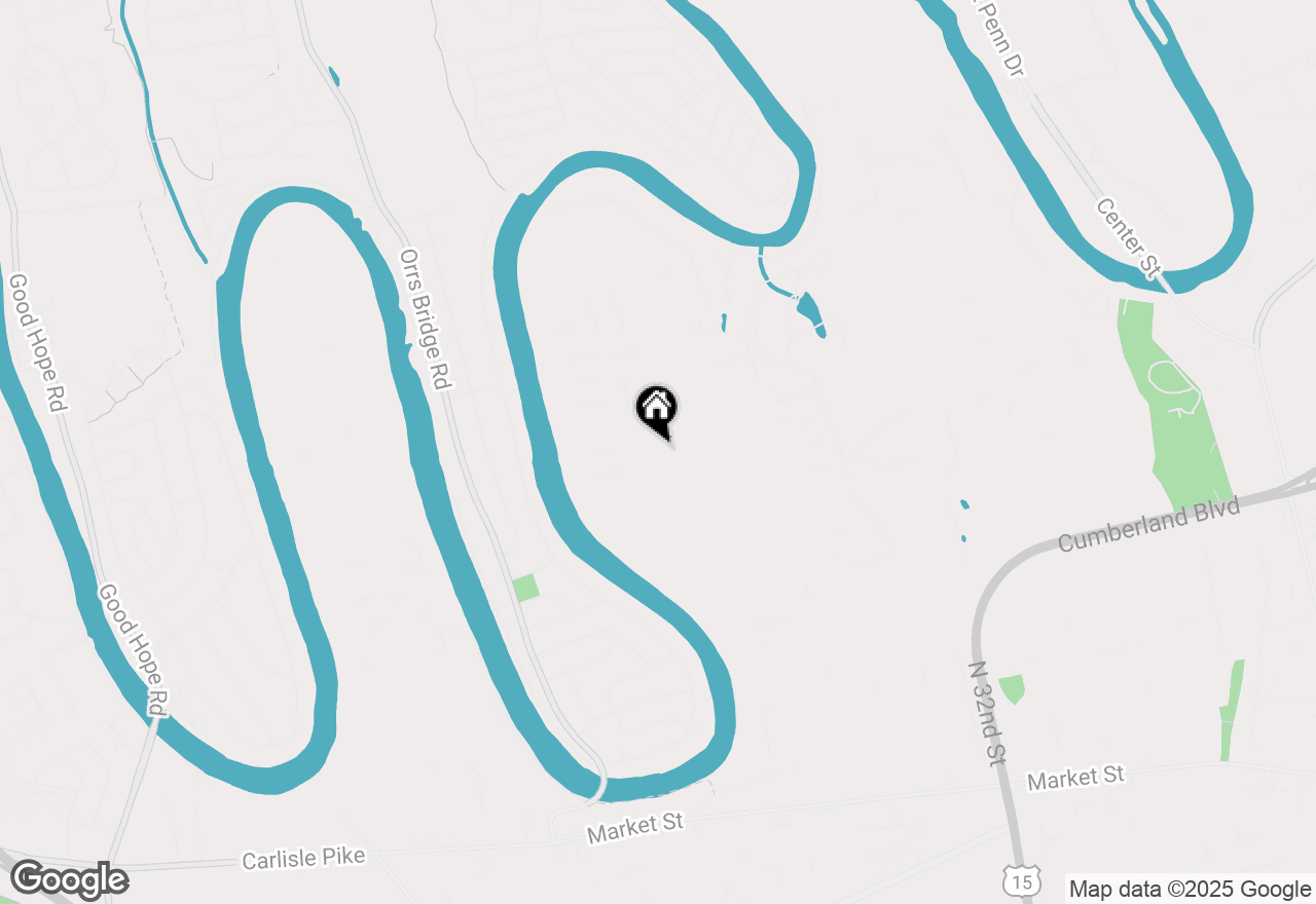Map of 74 Little Run Road, Camp Hill, PA 17011