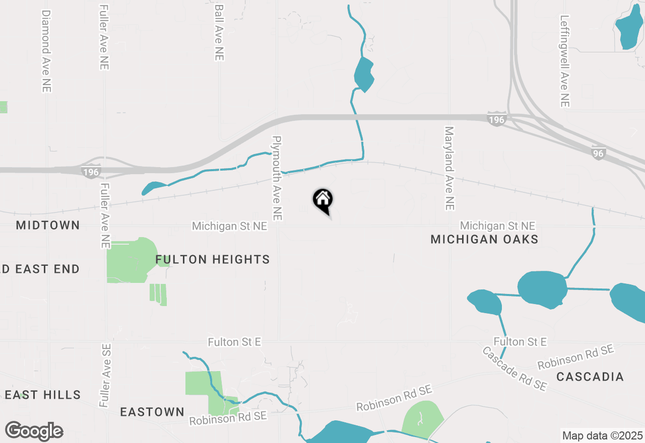 Map of 1931 Michigan Street Ne, Grand Rapids, MI 49503