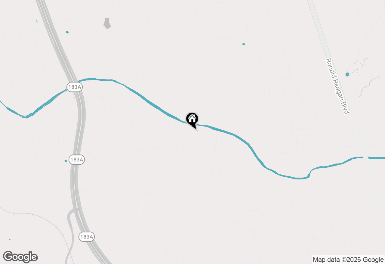 Map of 1409 Orchard Dr, Leander, TX 78641