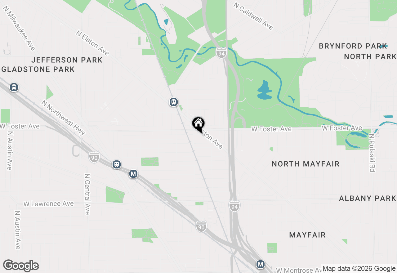 Map of 4944 W Winona Street, Chicago, IL 60630