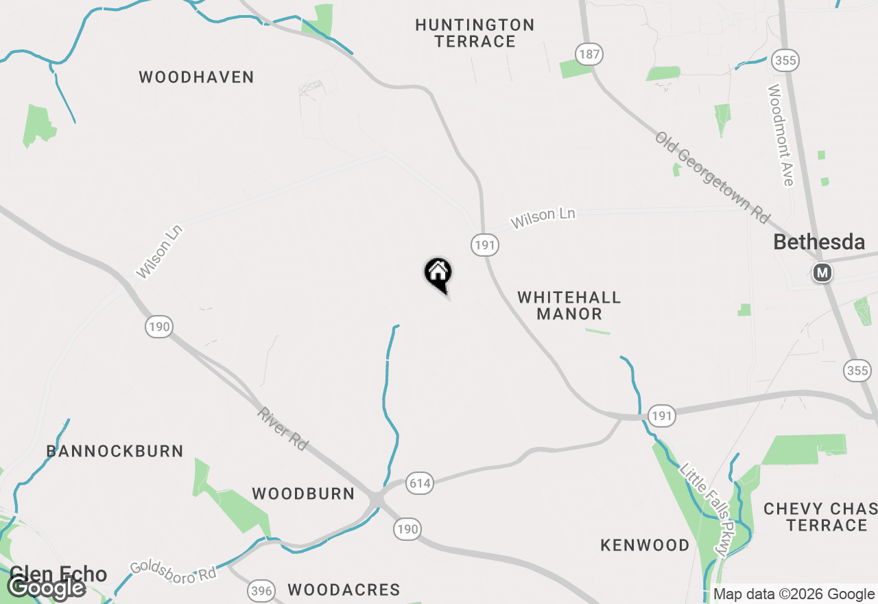 Map of 5800 Plainview Road, Bethesda, MD 20817