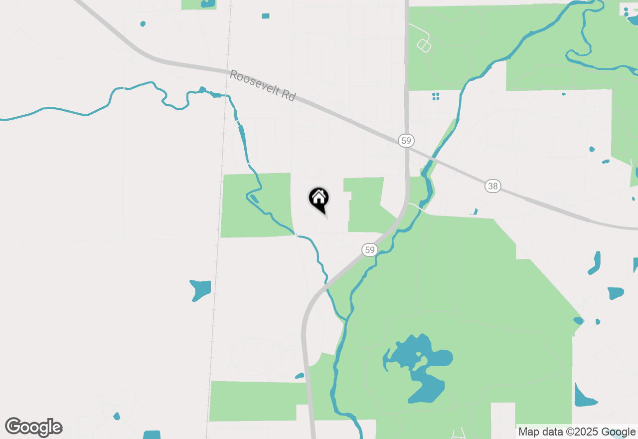 Map of 1665 Whispering Oaks Court, West Chicago, IL 60185