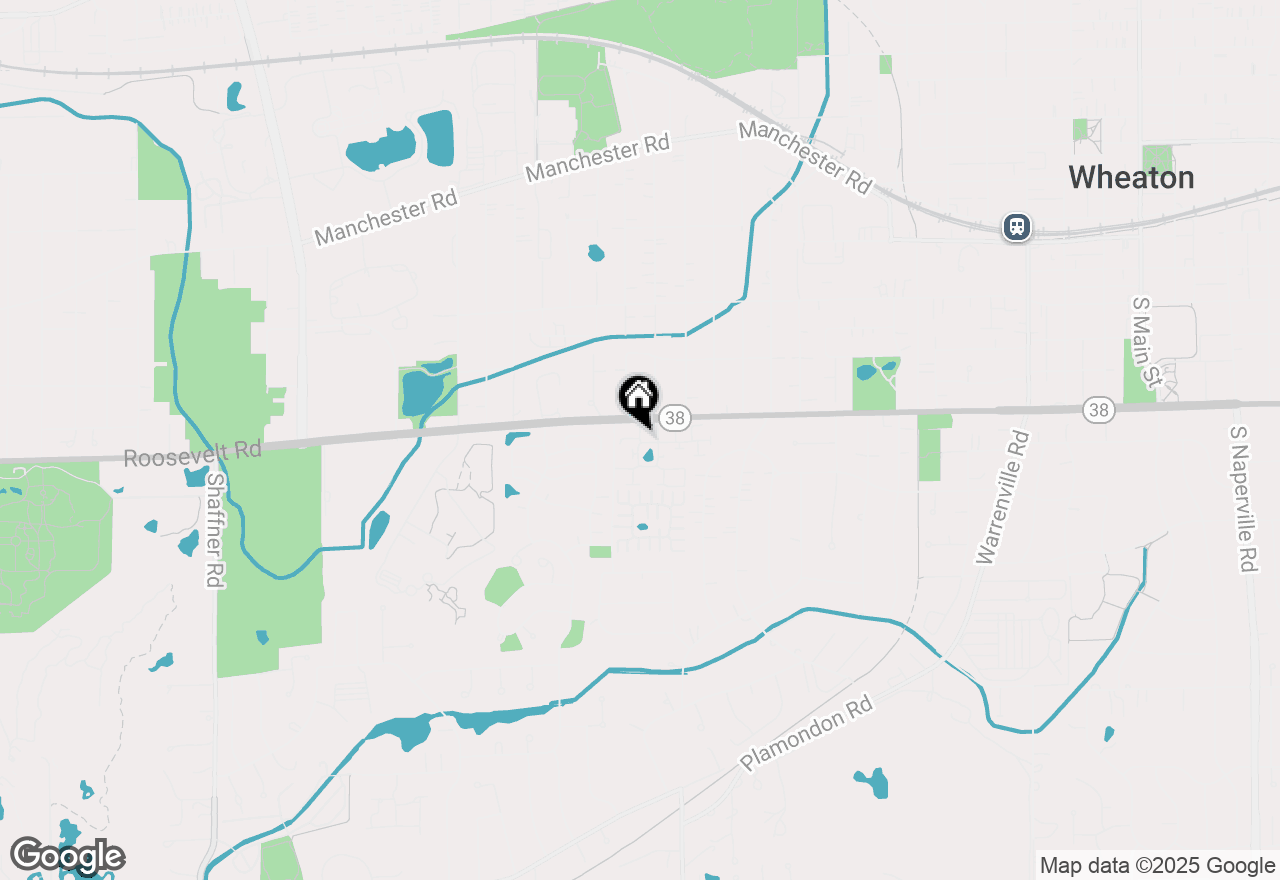 Map of 1489 Woodcutter Lane #A, Wheaton, IL 60189