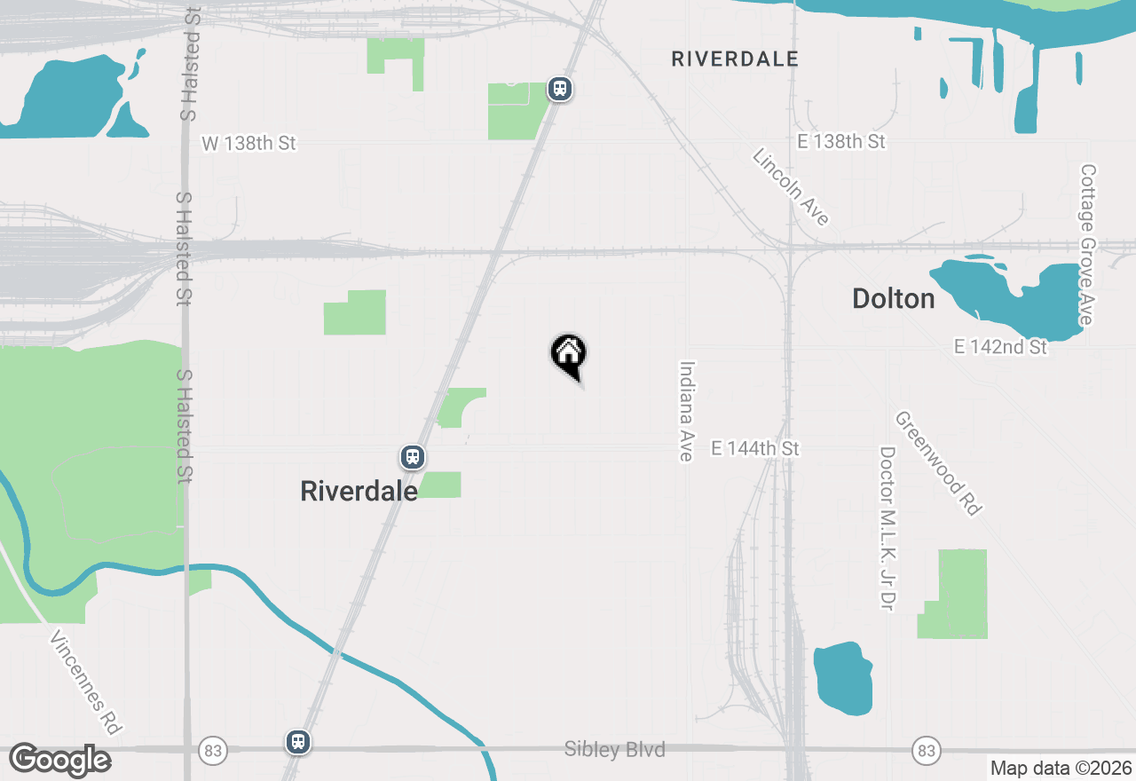 Map of 14235 S Dearborn Street, Riverdale, IL 60827