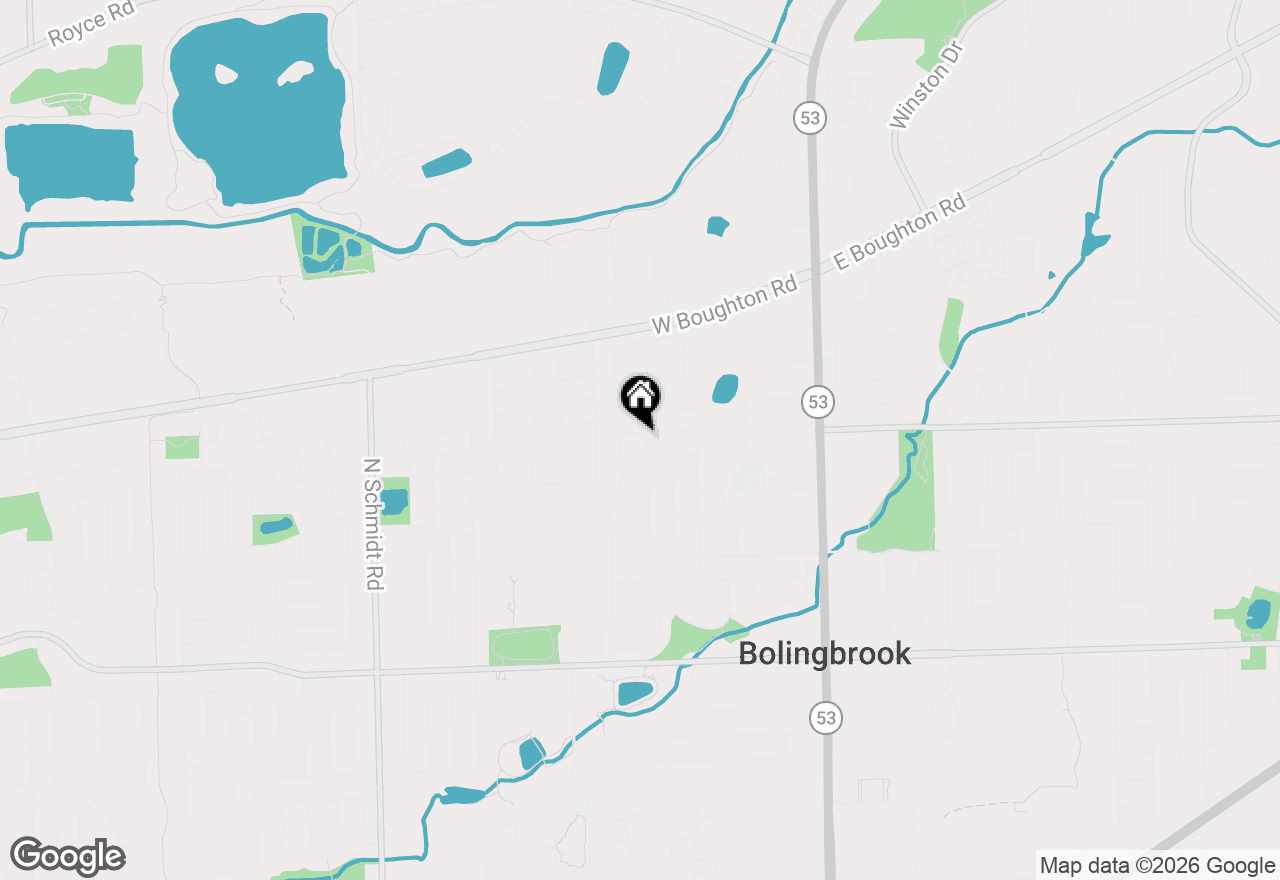 Map of 231 Lincolnshire Lane, Bolingbrook, IL 60440