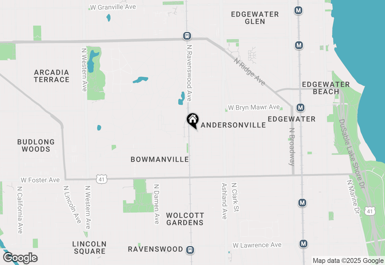 Map of 5439 N Ravenswood Avenue, Chicago, IL 60640
