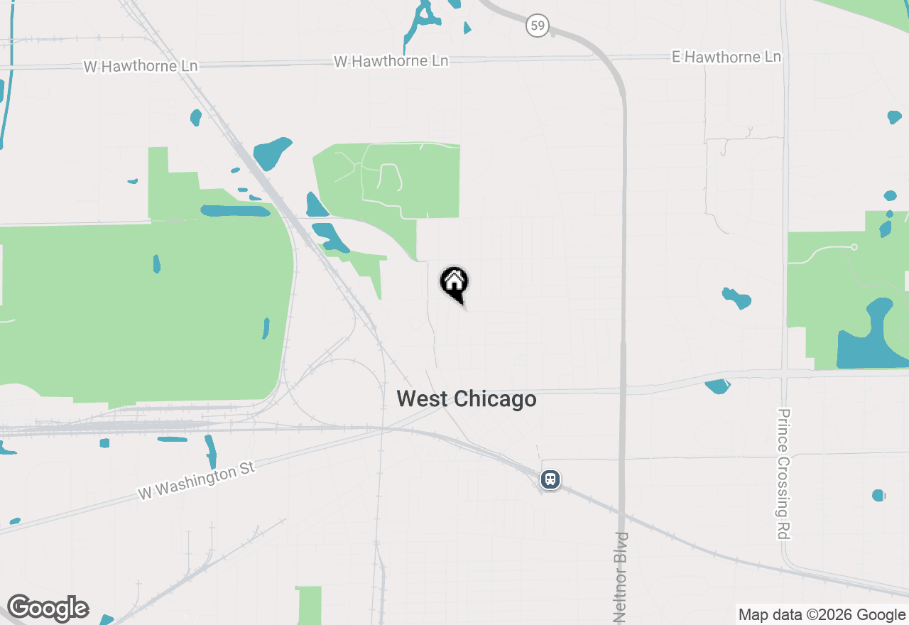 Map of 348 Arbor Avenue, West Chicago, IL 60185