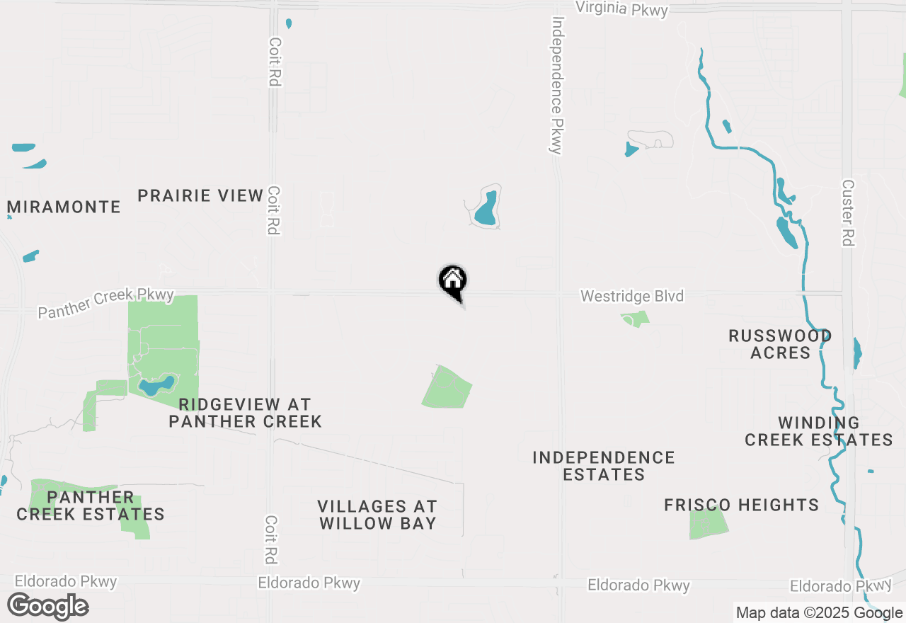 Map of 10305 Matador Drive, Mckinney, TX 75072