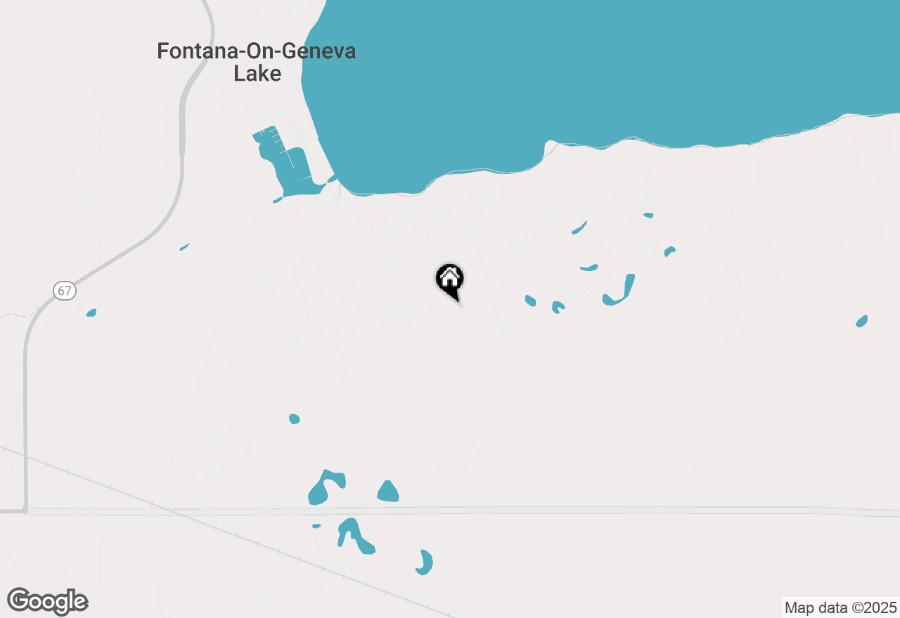 Map of 808 Shoshone Rd, Fontana, WI 53125