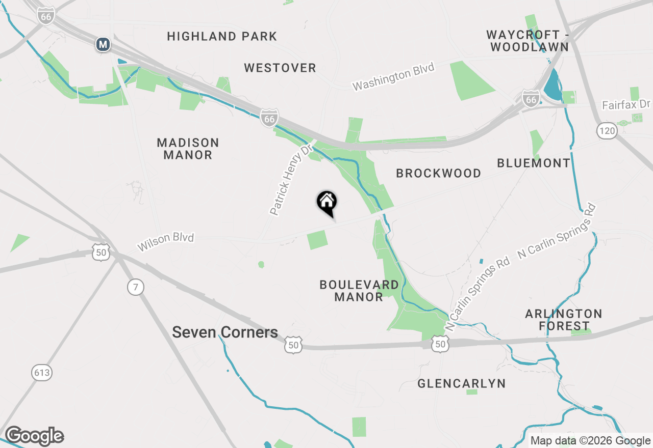 Map of 5985 Wilson Boulevard, Arlington, VA 22205