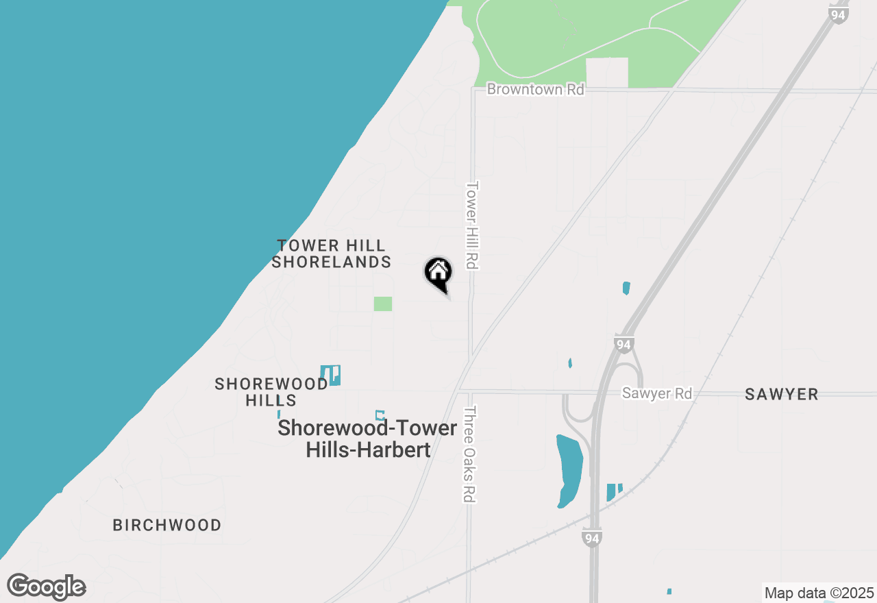 Map of 6541 Terry Lane, Sawyer, MI 49125