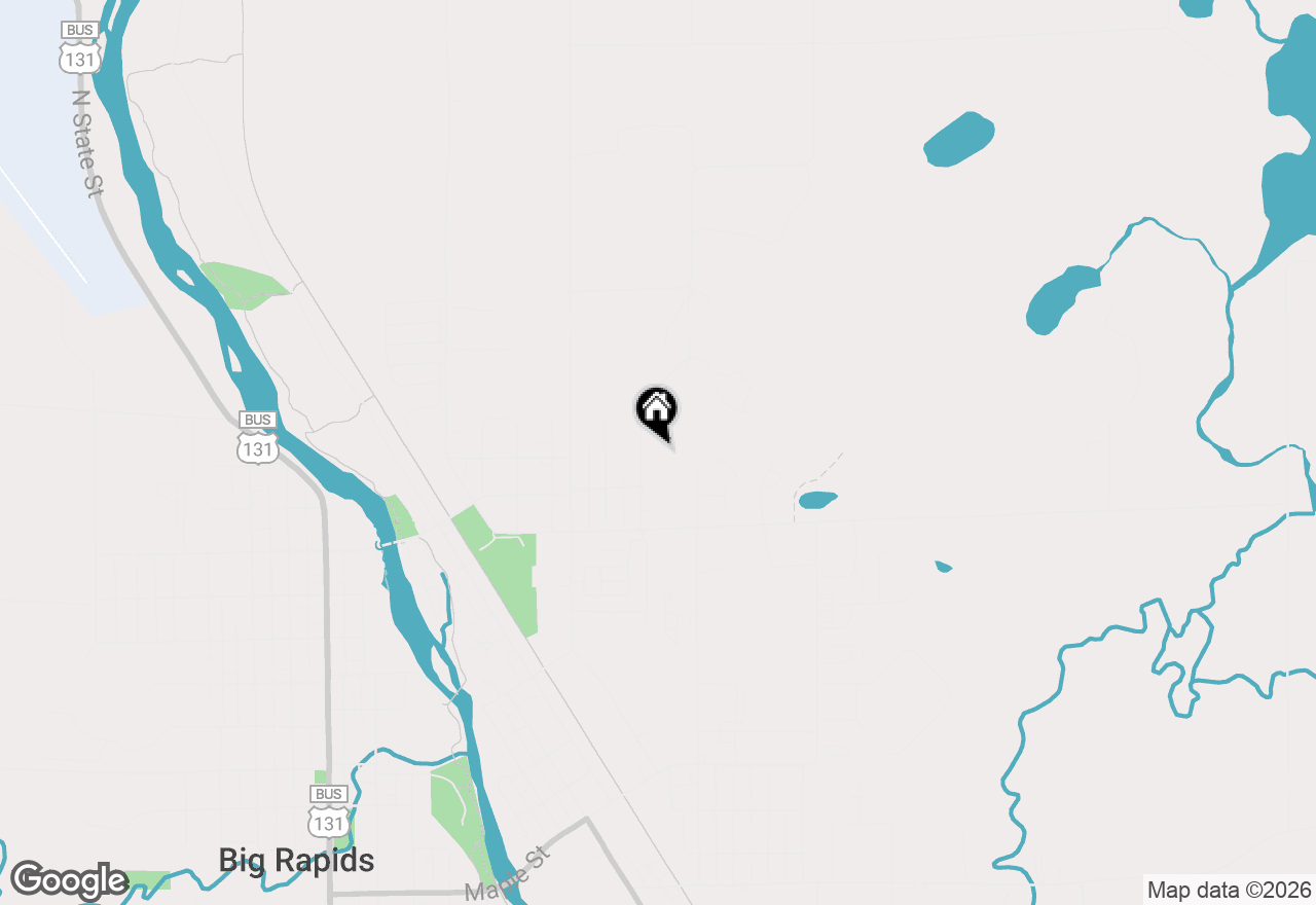 Map of 1006 Mechanic Street, Big Rapids, MI 49307
