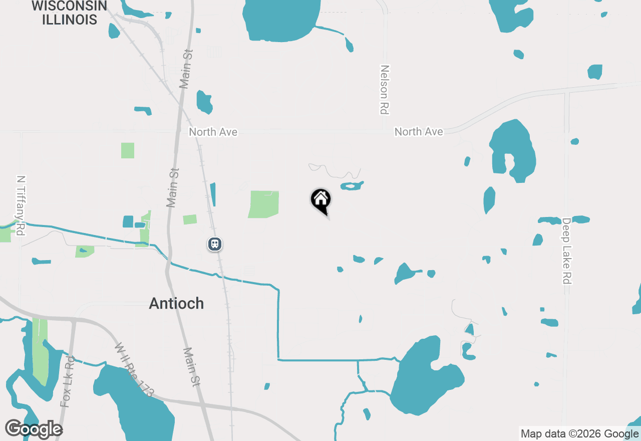 Map of 52 Burnette Drive, Antioch, IL 60002