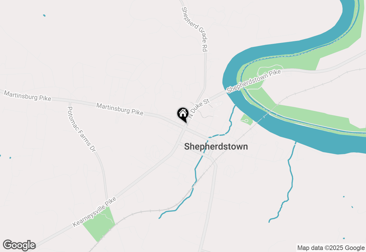 Map of 305 W German Street, Shepherdstown, WV 25443