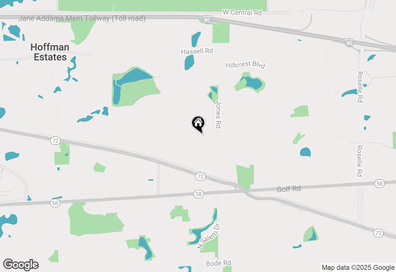 Map of 1505 Chartwell Road, Schaumburg, IL 60195