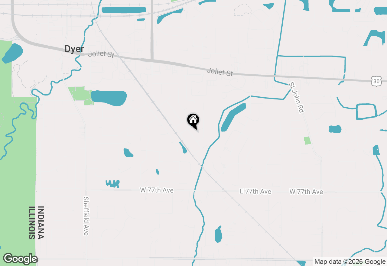 Map of 2545 Fossil Stone Road, Dyer, IN 46311