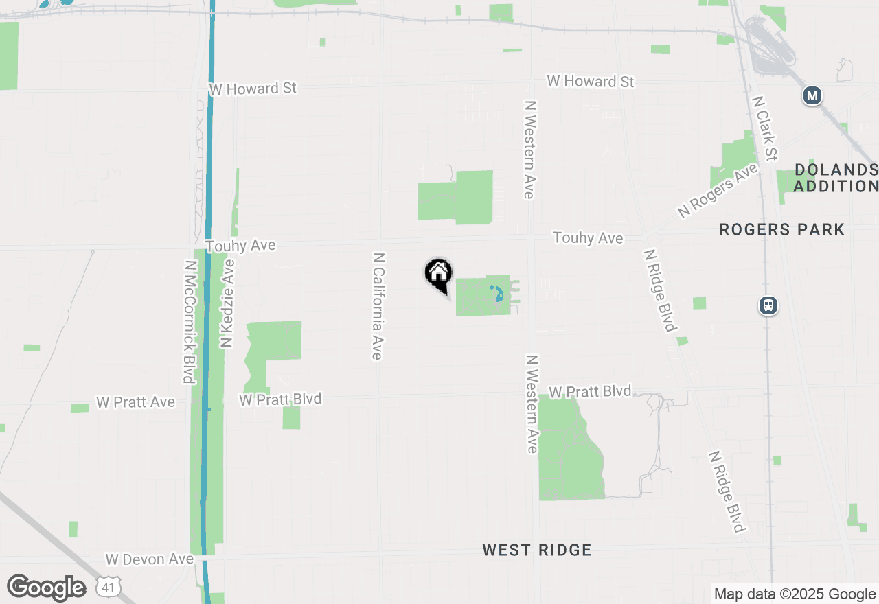 Map of 2625 W Greenleaf Avenue, Chicago, IL 60645