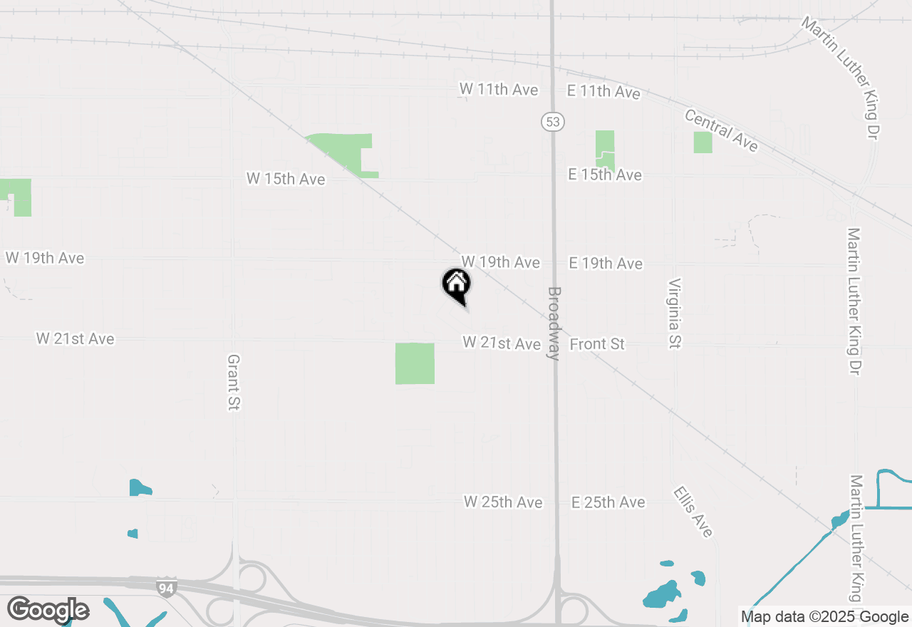 Map of 466 W 20th Place, Gary, IN 46407