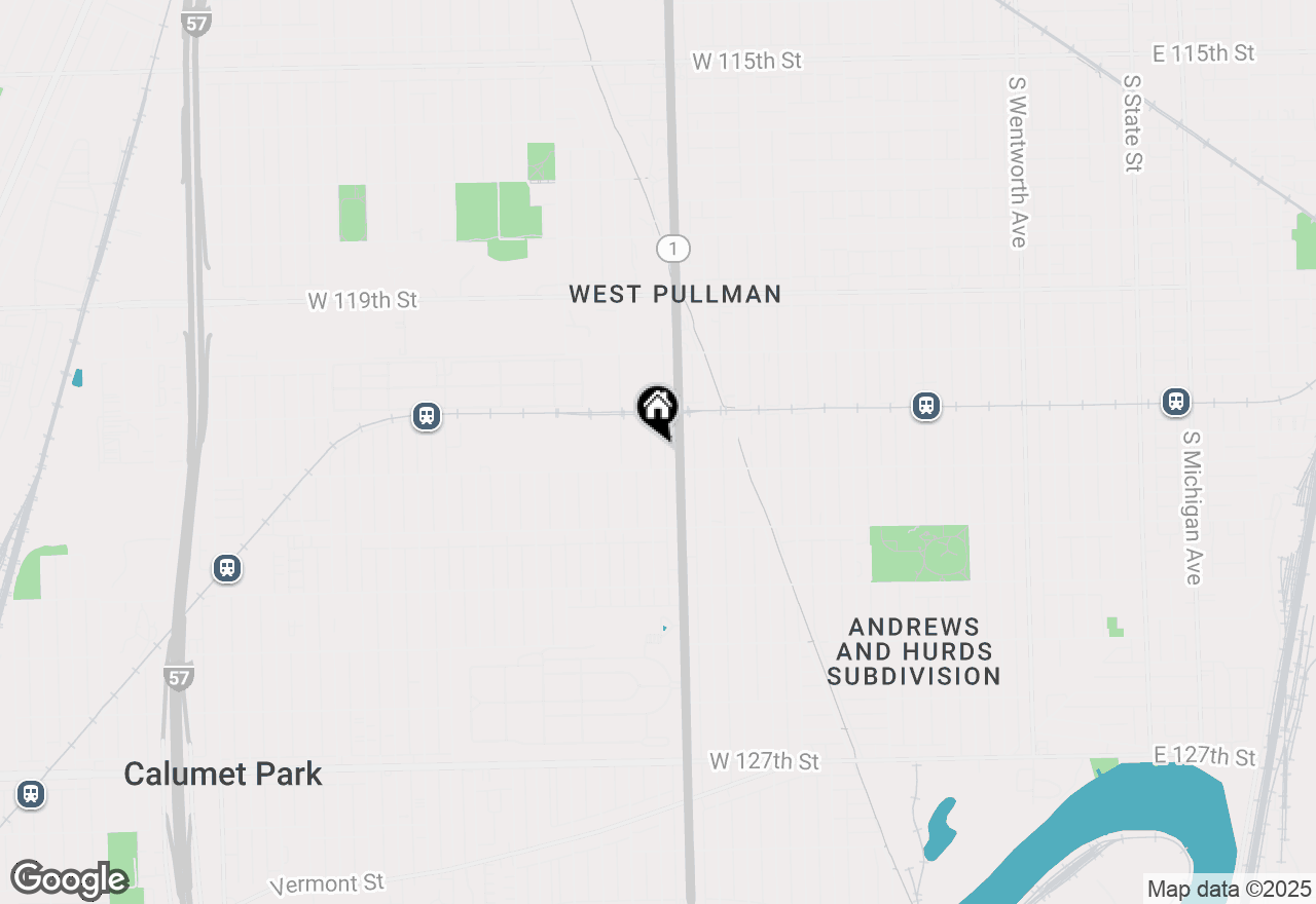 Map of 12141 S Green Street, Chicago, IL 60643