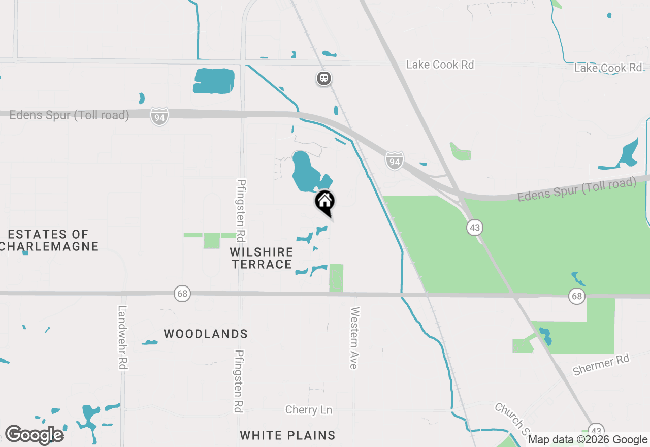 Map of 2511 Buckland Lane, Northbrook, IL 60062