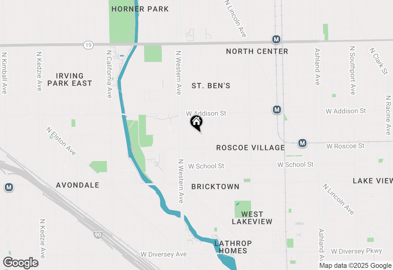 Map of 3446 N Oakley Avenue, Chicago, IL 60618