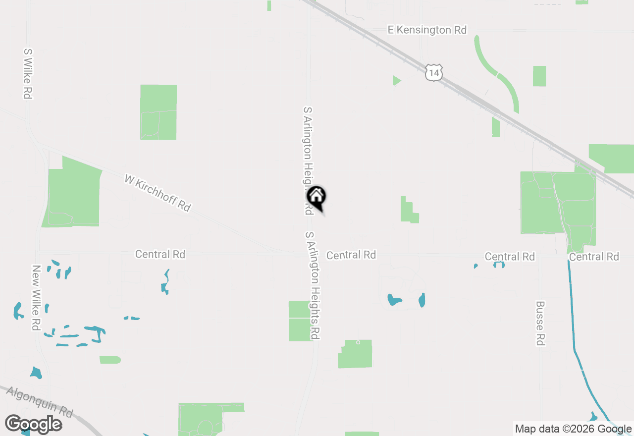 Map of 827 S Arlington Heights Road, Arlington Heights, IL 60005