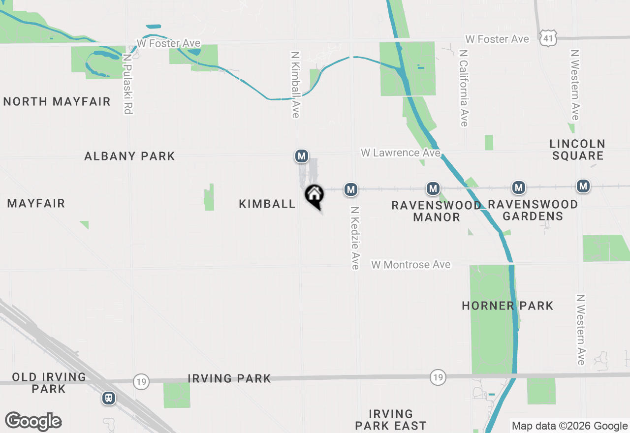 Map of 4551 N Christiana Avenue #1, Chicago, IL 60625
