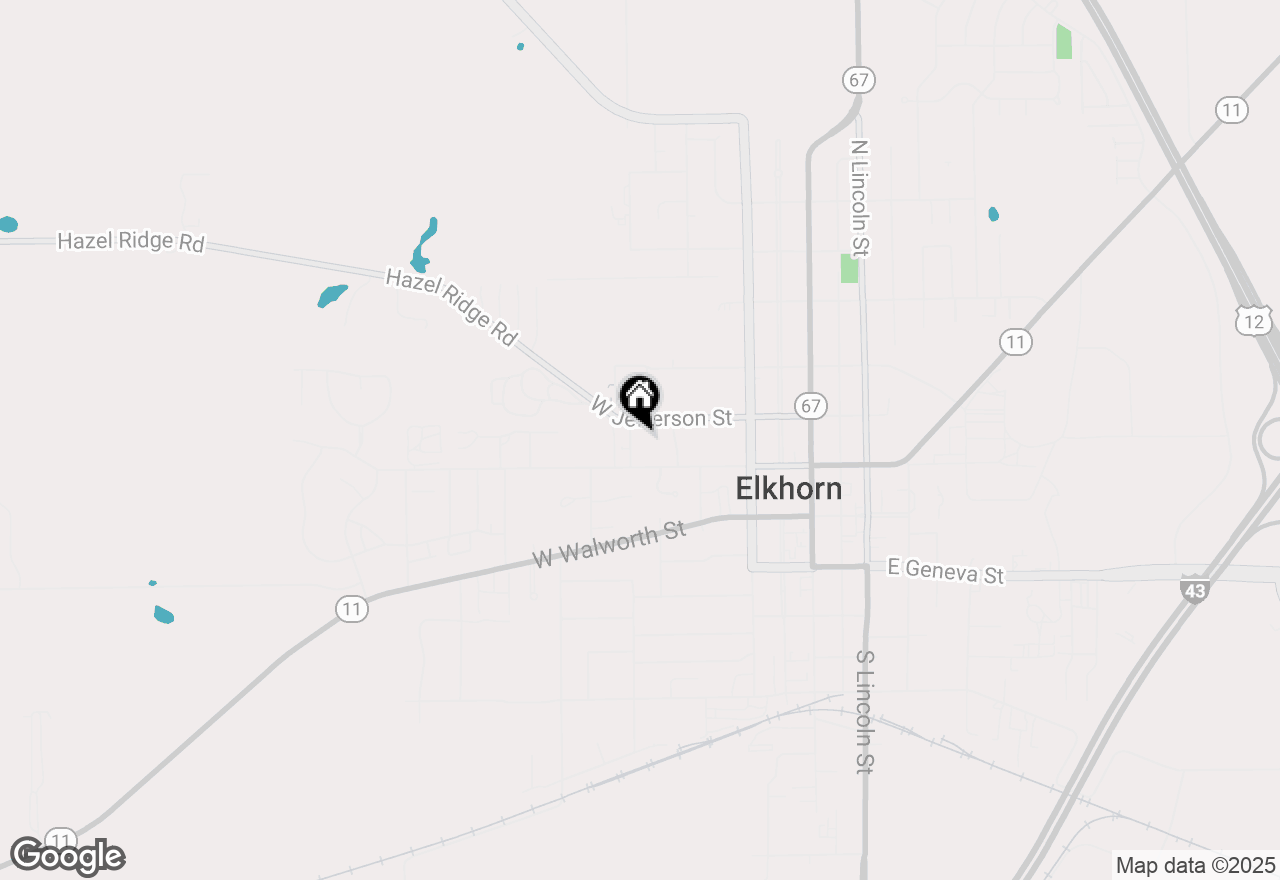 Map of 113 Olsen St, Elkhorn, WI 53121