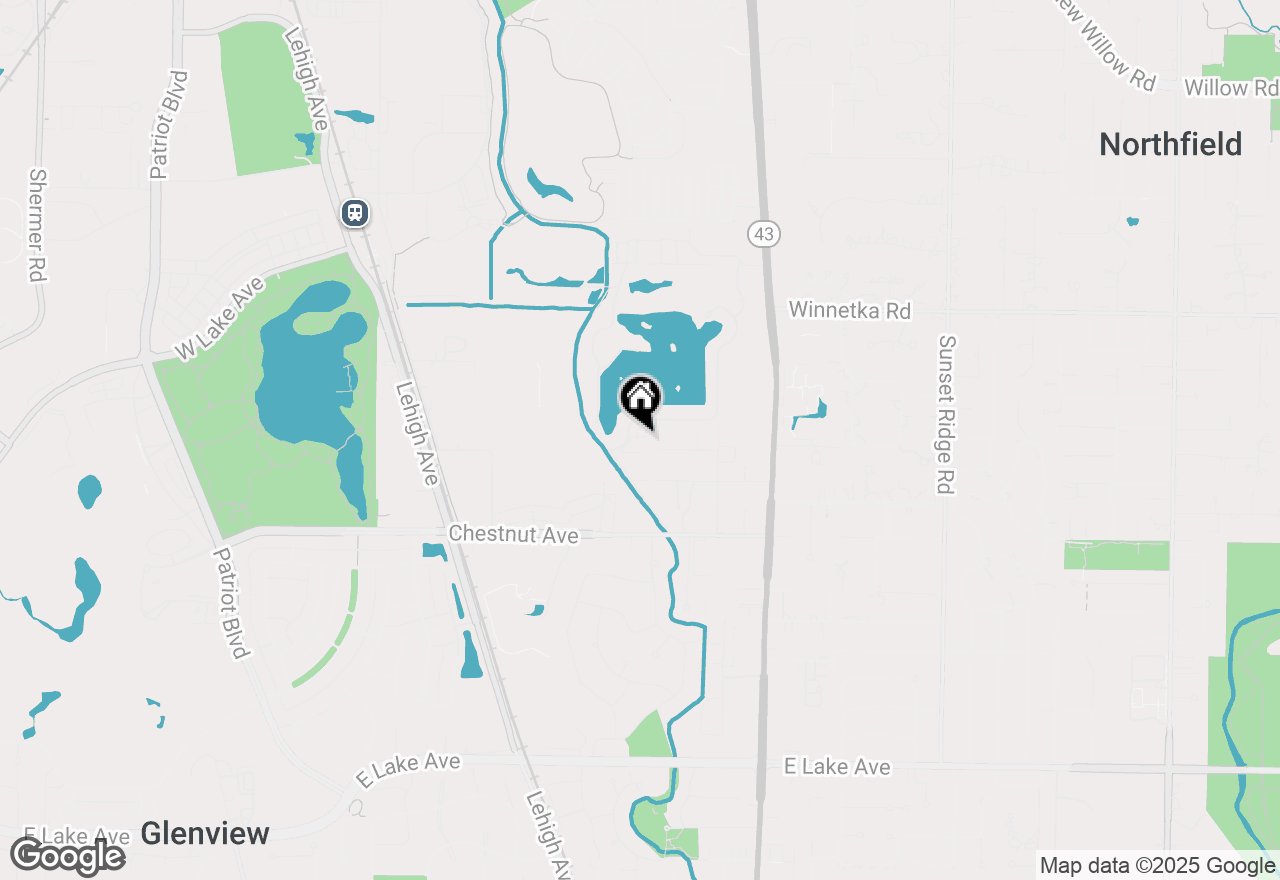 Map of 1945 Tanglewood Drive #10E, Glenview, IL 60025