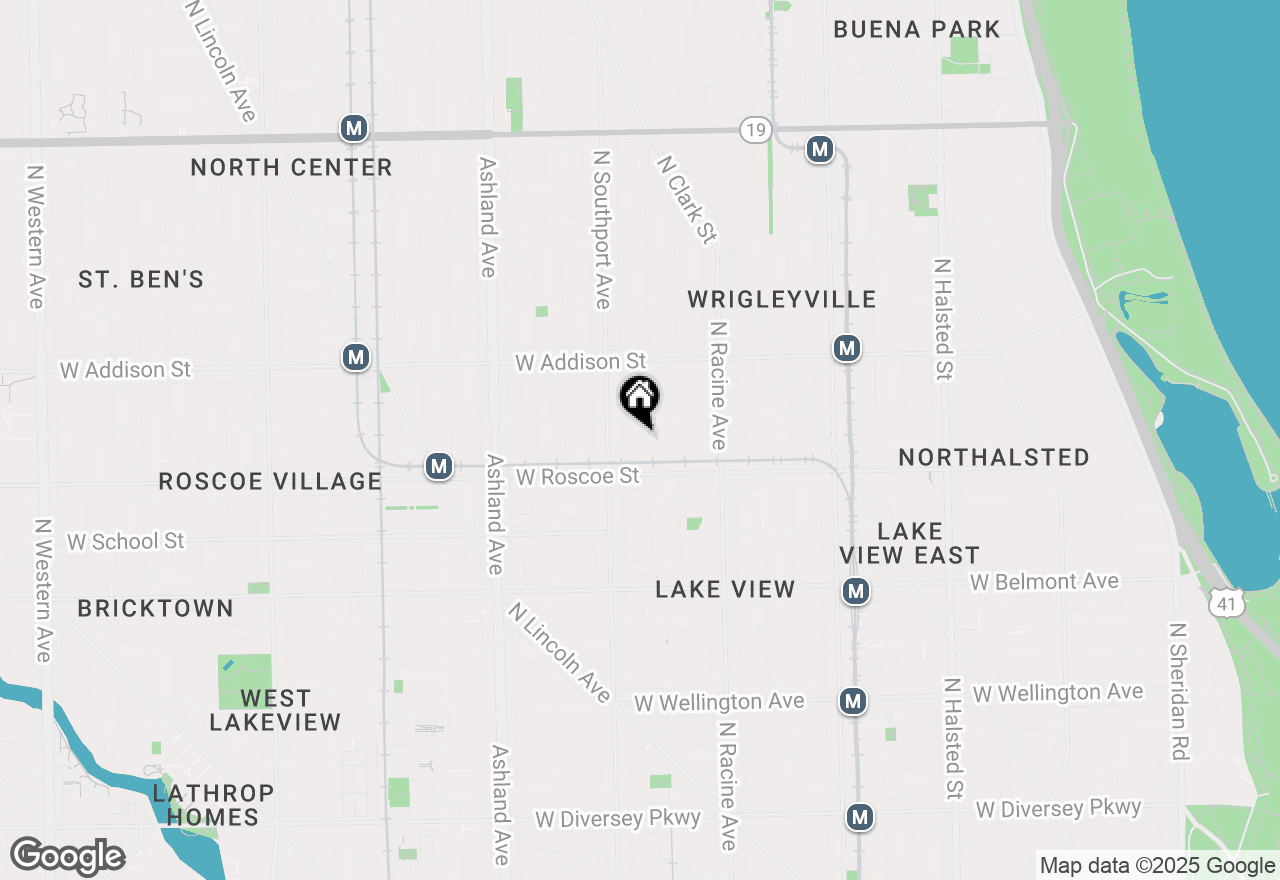 Map of 1326 W Newport Avenue, Chicago, IL 60657