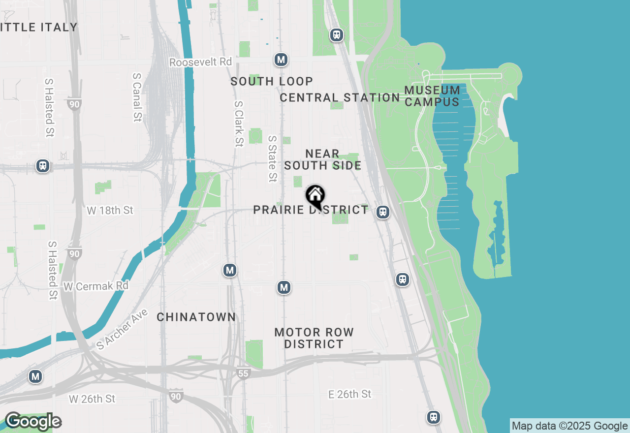 Map of 1819 S Michigan Avenue #803, Chicago, IL 60616