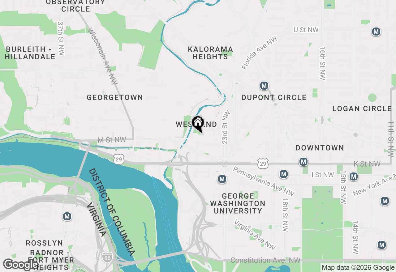 Map of 2501 M Street Nw #209, Washington, DC 20037