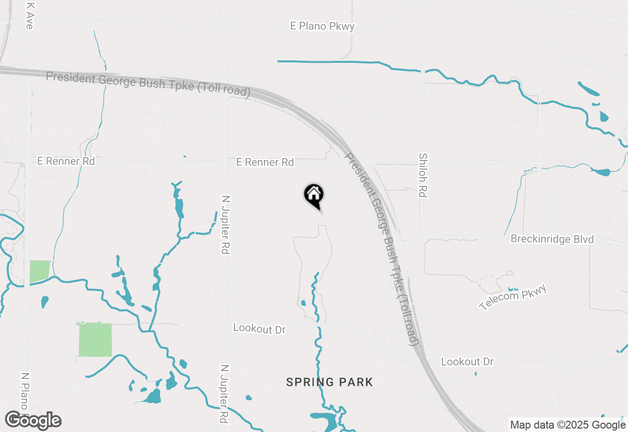 Map of 2562 Primrose Drive, Richardson, TX 75082