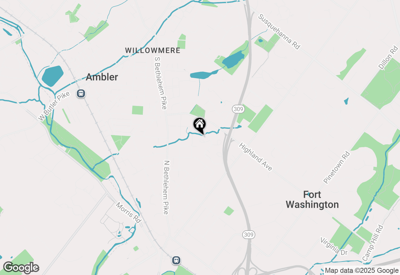 Map of 2000 Red Maple Grove, Ambler, PA 19002