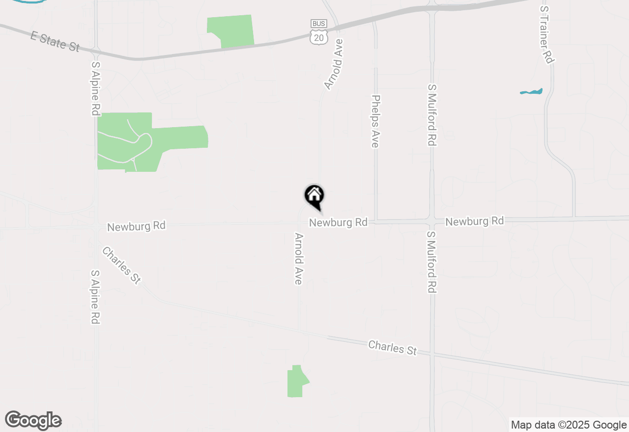 Map of 1326 Esmond Drive, Rockford, IL 61108